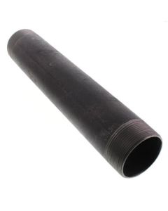 2" x 18" Black Nipple