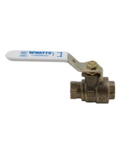 LFB6080G2, 1/4" 2-Piece Full Port Threaded Bronze Ball Valve (Lead Free)