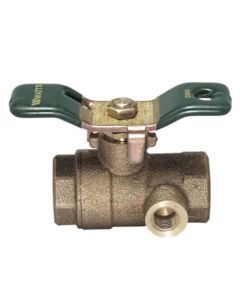 LFFBV-TH 3/4" 2-Piece Full Port Threaded Ball Valve w/ Tee Handle (Lead Free)
