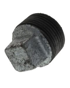 1/2" Steel Merchant Galvanized Square Head Plug