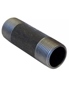 1" x 1-1/2"  Schedule 80 Extra Heavy Duty Black Nipple