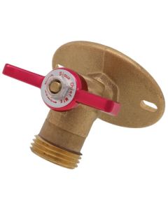 1/2" Expansion PEX x 3/4" Hose Brass Sillcock w/ T-Handle (Lead Free)