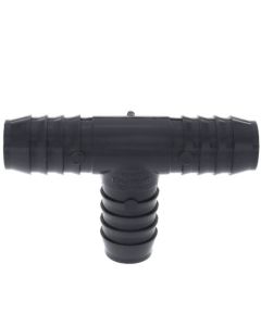 1" Barbed PVC Tee (Insert x Insert x Insert)