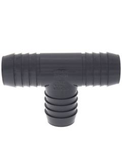 1-1/4" Barbed PVC Tee (Insert x Insert x Insert)
