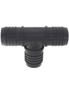 2" Barbed PVC Tee (Insert x Insert x Insert)