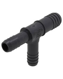 1-1/2" x 1-1/4" x 1-1/4" PVC Barbed Insert Reducing Tee (Insert x Insert x Insert)