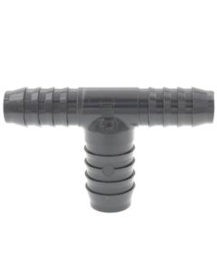 3/4" x 3/4" x 1" PVC Barbed Insert Reducing Tee (Insert x Insert x Insert)