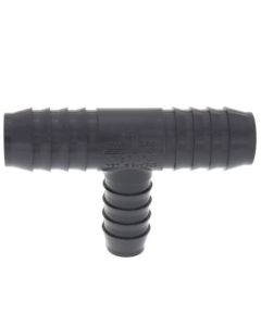 1" x 1" x 3/4" PVC Barbed Insert Reducing Tee (Insert x Insert x Insert)