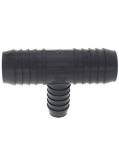 3" x 3" x 2" PVC Barbed Insert Reducing Tee (Insert x Insert x Insert)