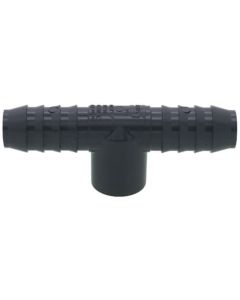 3/4" x 3/4" x 1/2" PVC Barbed Insert Reducing Tee (Insert x Insert x FIPT)