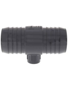 2" x 2" x 1/2" PVC Barbed Insert Reducing Tee (Insert x Insert x FIPT)