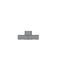 3/4" x 3/4" x 1/2" PVC Barbed Insert Reducing Tee (Insert x Insert x Socket)