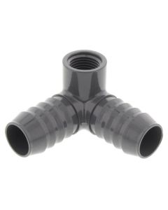 1" x 1" x 1/2" 90° PVC Insert Side Outlet Elbow (Insert x Insert x FIPT)