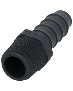 1/2" PVC Barbed Insert Male Adapter (MIPT x Insert)