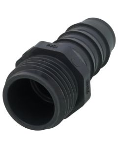 3/4" PVC Barbed Insert Male Hose Adapter (Male Hose x Insert)