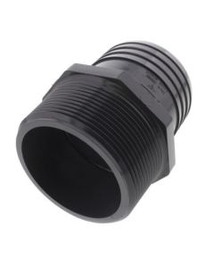 3" PVC Barbed Insert Male Adapter (MIPT x Insert)