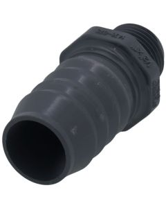 1/2" x 1" PVC Barbed Insert Reducing Male Adapter (MIPT x Insert)