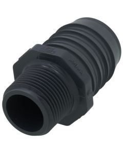 1" x 1-1/2" PVC Barbed Insert Reducing Male Adapter (MIPT x Insert)