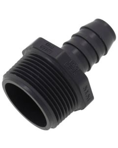 1-1/4" x 3/4" PVC Barbed Insert Reducing Male Adapter (MIPT x Insert)