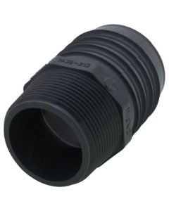 1-1/4" x 1" PVC Barbed Insert Reducing Male Adapter (MIPT x Insert)