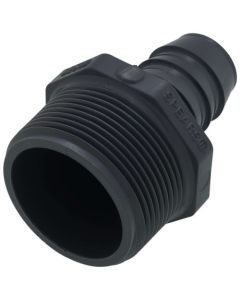 1-1/2" x 1" PVC Barbed Insert Reducing Male Adapter (MIPT x Insert)
