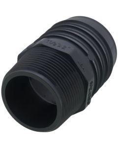 1-1/2" x 2" PVC Barbed Insert Reducing Male Adapter (MIPT x Insert)