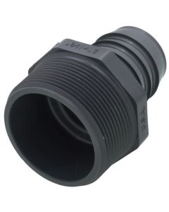 2" x 1-1/2" PVC Barbed Insert Reducing Male Adapter (MIPT x Insert)