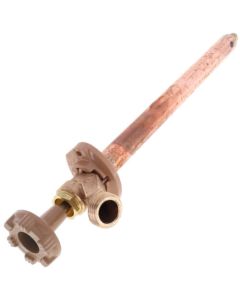 Model 14 10", 1/2" PEX Crimp Inlet Wall Faucet w/ Metal Handle