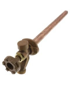 Model 17 12", 1/2" PEX Crimp Inlet Anti-Siphon Wall Faucet w/ Metal Handle