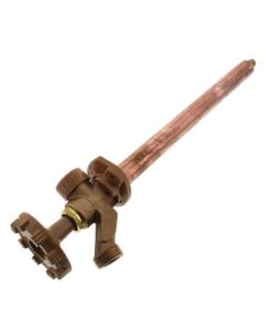 Model 19 10", 1/2" PEX Crimp Inlet Anti-Siphon Wall Faucet w/ Metal Handle