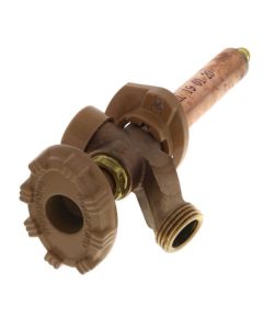 Model 19 4", 1/2" PEX Crimp Inlet Anti-Siphon Wall Faucet w/ Metal Handle