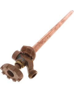 Model 19 18", 3/4" PEX Crimp Inlet, Anti-Siphon Wall Faucet w/ Metal Handle