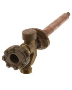Model 19 6", 1/2" Expansion PEX Inlet Anti-Siphon Wall Faucet w/ Metal Handle