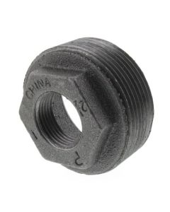 2-1/2" x 1" Black Bushing w/ Inside Head