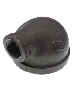 3" x 1" Black 90° Reducing Elbow