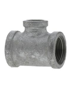 2" x 1-1/2" x 1-1/4" Galvanized Reducing Tee