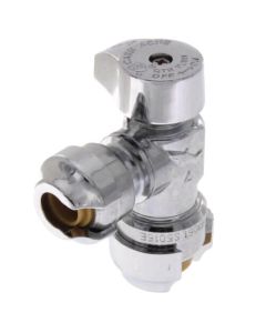 1/2" SharkBite x 1/4" (3/8" OD) Reducing Angle Stop (Lead Free)