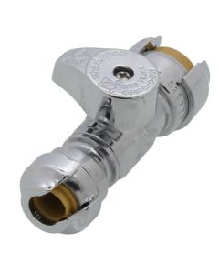 1/2" Sharkbite x 1/4" (3/8" OD) Sharkbite Straight Stop (Lead Free)
