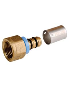 1" PEX-AL-PEX Press x 1" FNPT Adapter