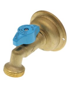 1/2" Push-Fit x 3/4" MHT 90-Degree Hose Bibb – Quarter Turn (Lead Free)