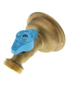1/2" Push-Fit x 3/4" MHT No-Kink 45-Degree Hose Bibb – Quarter Turn (Lead Free)