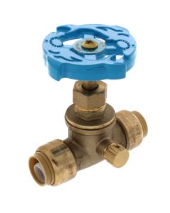 1/2" x 1/2" SharkBite Stop Valve with Drain (Lead Free)