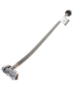 1/2" Sharkbite x 1/2" NPSM ClickSeal Faucet Connector, 20" Length (Lead Free)