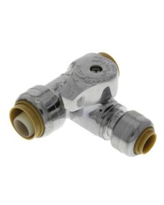 1/2" x 1/2" x 1/4" (3/8" OD) Sharkbite Tee Stop (Lead Free)