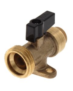1/2" SharkBite X 3/4" Male Hose Thread Washing Machine Straight Valve