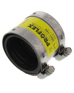 1-1/2" x 1-1/2" ProFlex Coupling (Cast Iron, PVC, Steel to Copper)