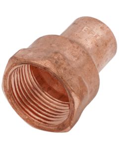 3/4" x 1" Copper x Female Adapter