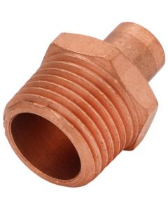 1/4" x 1/2" Copper x Male Adapter