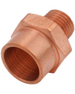 1/2" x 1/4" Copper x Male Adapter