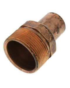 1" x 1-1/2" Copper x Male Adapter